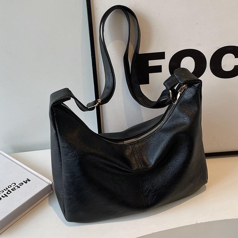 

Высококачественная сумка большой вместимости для женщин 2024 года, новая модная корейская версия сумки-мессенджера, женская модная ретро-сумка через плечо для женщин