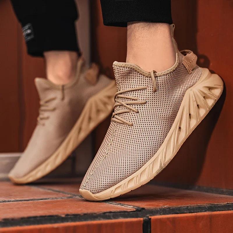 Men Running Shoes Breathable Outdoor Sports Shoes Lightweight Sneakers for Men Tenis Comfortable Athletic Training Footwea