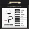 DC5525 Male/Female Elbow Pure Copper 2-Core 18AWG Welding Wire LED Lighting Power Extension Cable