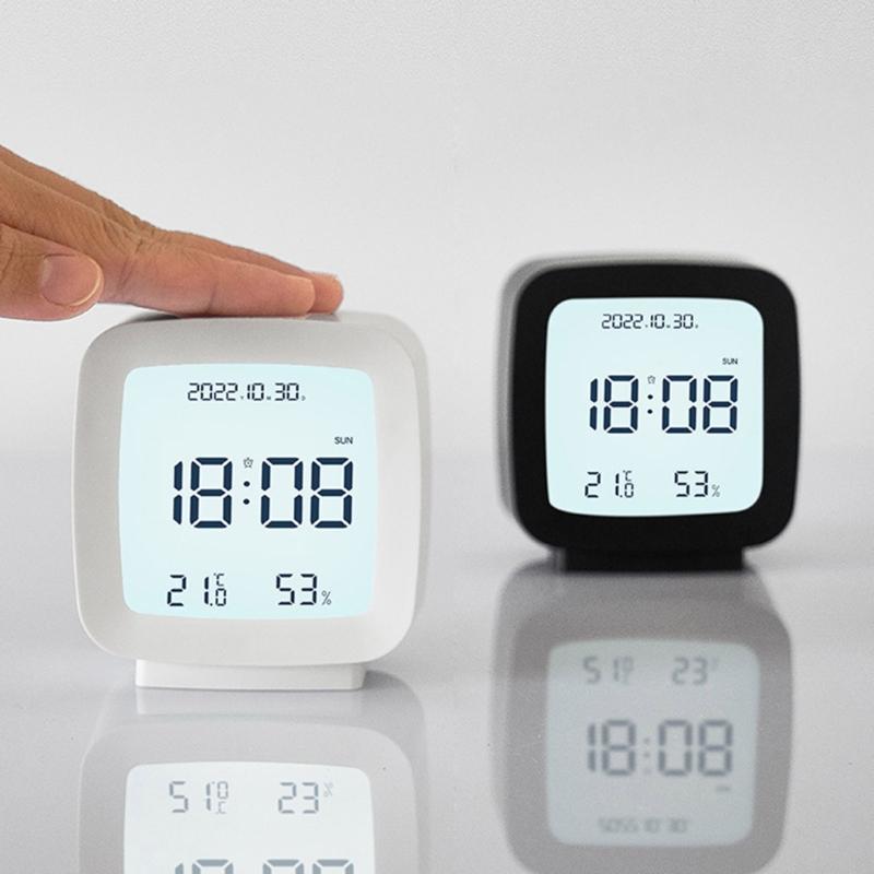 Modern Desk Digital Alarm Clock with Clear Digital Display Perfect for Home and Office Quiet Operation Alarm Clock