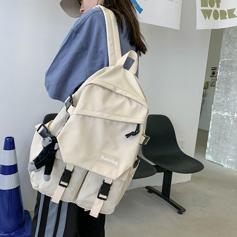 Schoolbag Male Japanese Large Capacity Leisure Travel Bag Tide Junior High School Student Backpack Female Fashion Backpack Outdoor