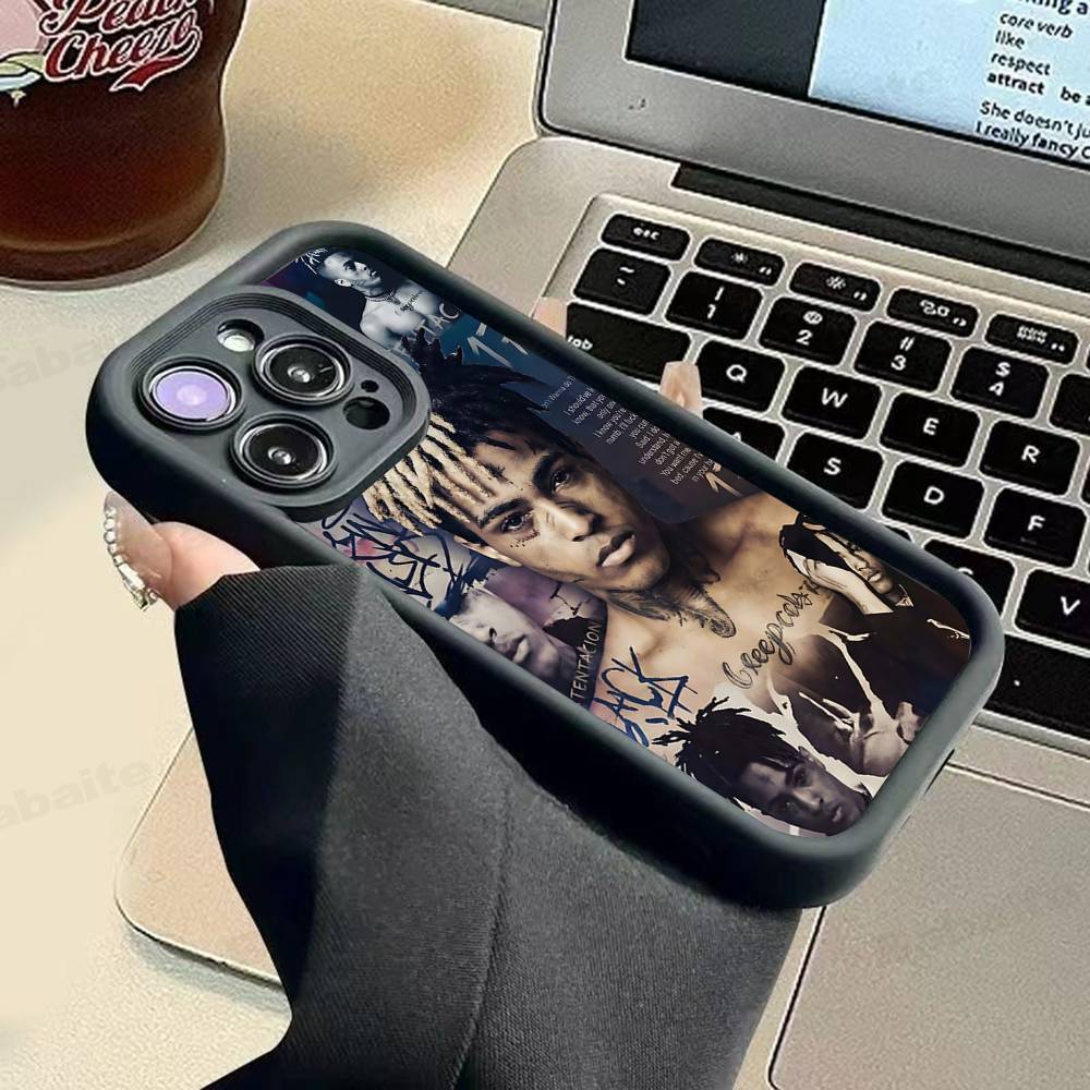 Raper X-XXXTentacionS Dla IPhone 17 16 Pro Max 15 Pro 14 Plus 13 12 11 Miękkie Etui na Telefon