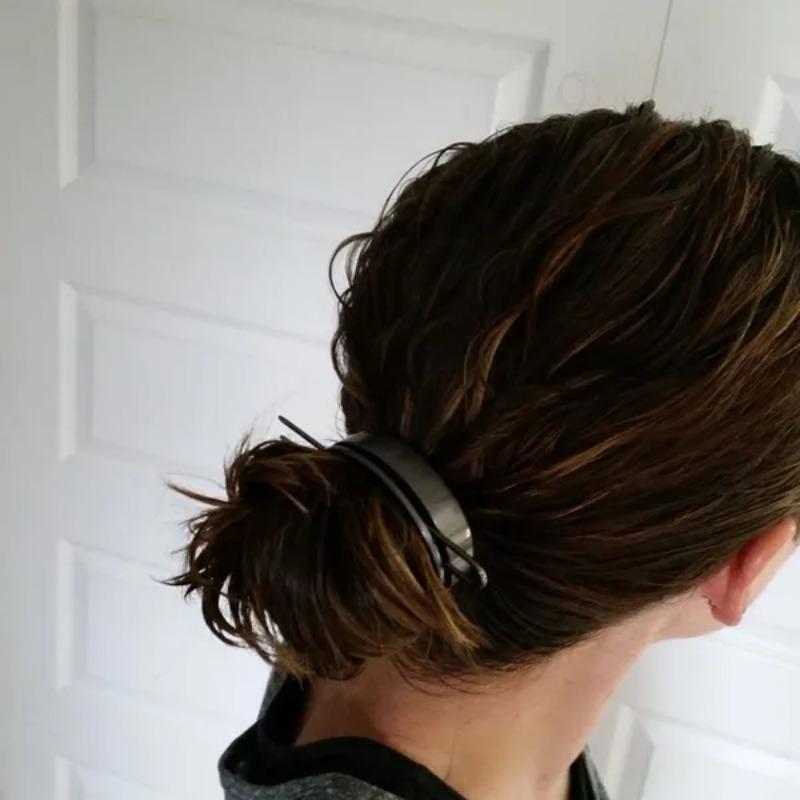 1Pc Women Girls Hair Accessories Minimalist Half Circle U-shaped Hairpin Hair Stick