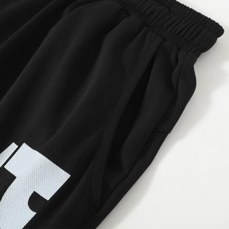 Übergröße 4XL-11XL Sommer Oversize Schwarze Shorts Herrenbekleidung Elastischer Bund Freizeithorts