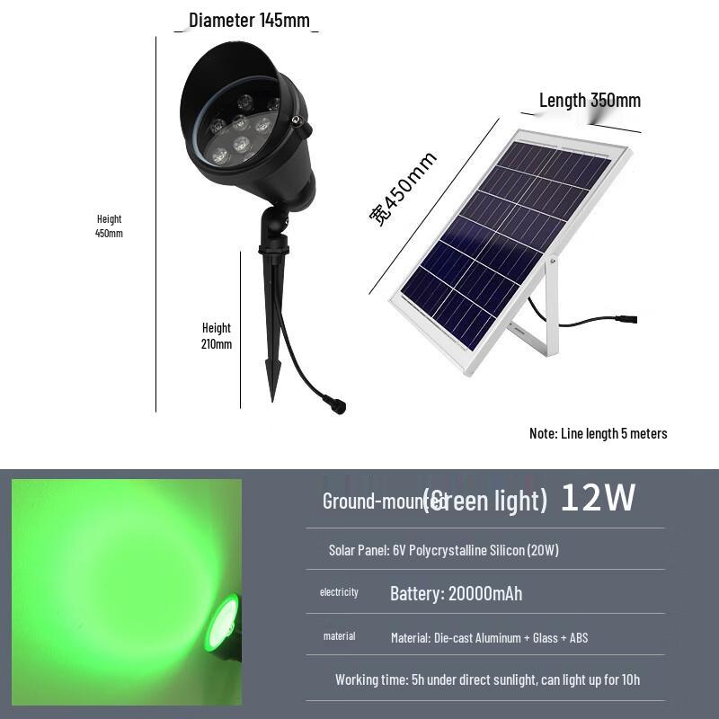 MengPao Solar Powered Outdoor Garden Light