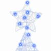 Christmas Tree with 160 LEDs Blue 150 cm Acrylic
