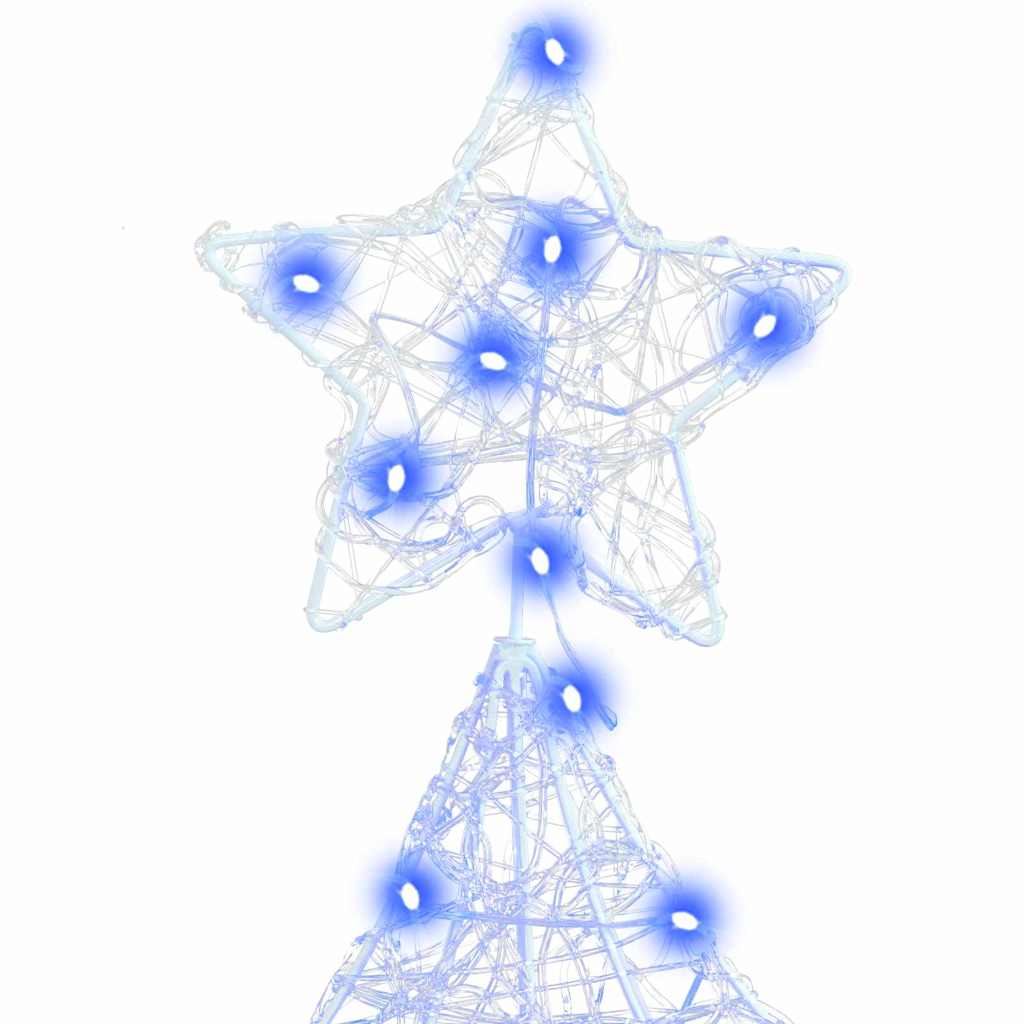 Christmas Tree with 160 LEDs Blue 150 cm Acrylic