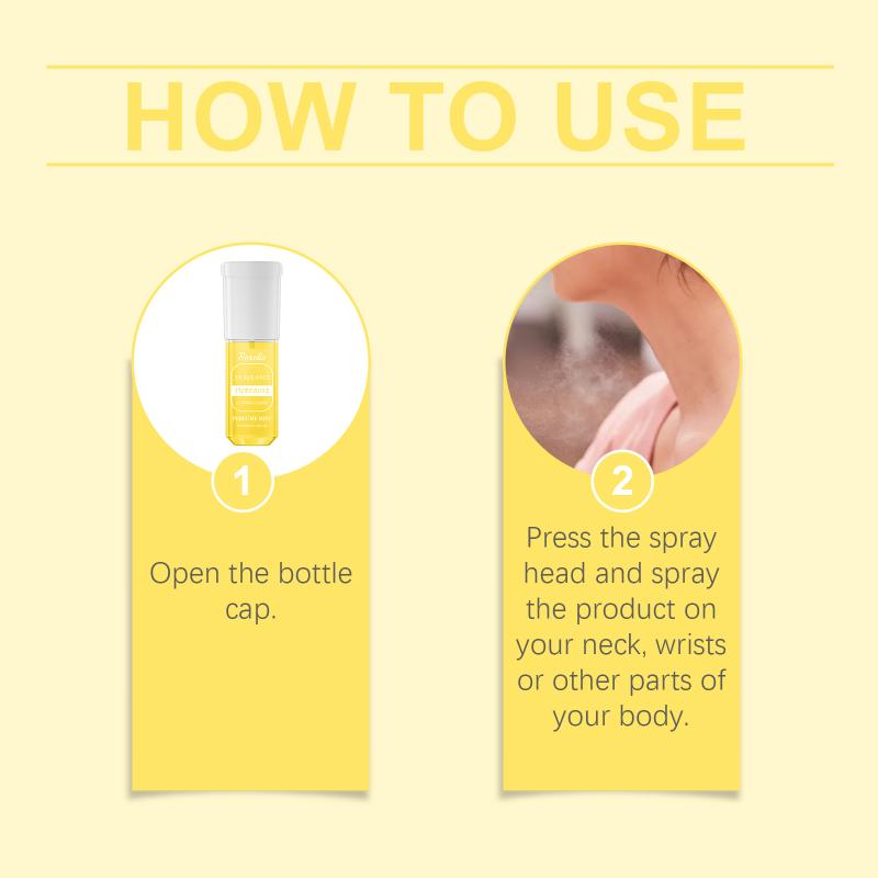 Ladies Fragrant Spray Evening Perfume Fresh Mild Aroma Long Lasting Portable for Travel Parties