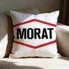 M-morat Band Pillow Case Pillowcase, Double-sided Printed, Sofa Cushion, Bedroom Headboard Pillow