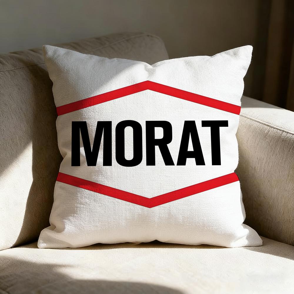 M-morat Band Pillow Case Pillowcase, Double-sided Printed, Sofa Cushion, Bedroom Headboard Pillow