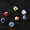 6Pairs Lightweight Headphone Earphone Dual Color Eartip Cover Earbuds Caps Ear Pads Eartips