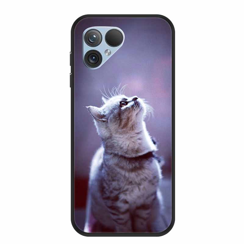 Für Fairphone 5 Hülle 6,46" TPU Tiere Weiches Silikon Stoßfänger Rückseite Handyhüllen für Fairphone5 5G Wolf Cool Schutz Fundas