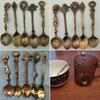 5Pcs/Set Retro Coffee Spoons Stainless Steel Spoon Gift Spoon Vintage Coffee Set
