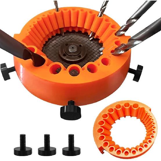 Drill Bit Sharpener, Power Drill Bit Grinding Attachment, Drill Bit Sharpener for Grinder, Angle Grinder Attachments Drill Sharpener, 2 to 13 mm