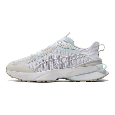 Pwrframe Series Op-1 Handcraft Tissu Sport Confort Chaussures Lifestyle Basse Unisexe sneaker Blanc Gris clair 383709-02