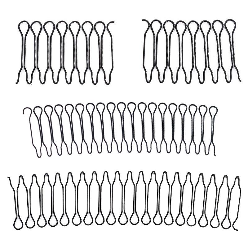 Clip Finitura Capelli Elastico Denti Pettine Invisibili Supporto Extra per Capelli Pettine Styling Capelli Donna Ragazza Forma a U Pettini Fissi