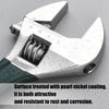 6/8/10/12inch Adjustable Wrench Professional Shifters Spanner with Wide Calibers Opening for Household