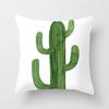 Home Supplies Cute Pastoral Cactus Print Pillow Cover Sofa Cushion Cover