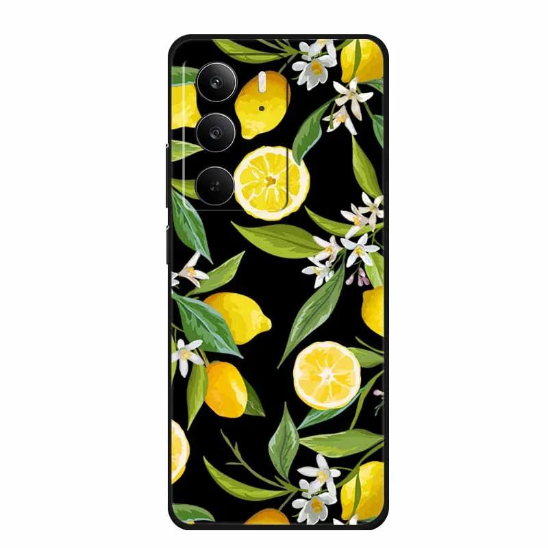 For Realme Narzo 80 Lite 5G Case Narzo80 Lite Coque Cartoon Cat TPU Black Silicone Soft Phone Case For Realme Narzo 80Lite Funda