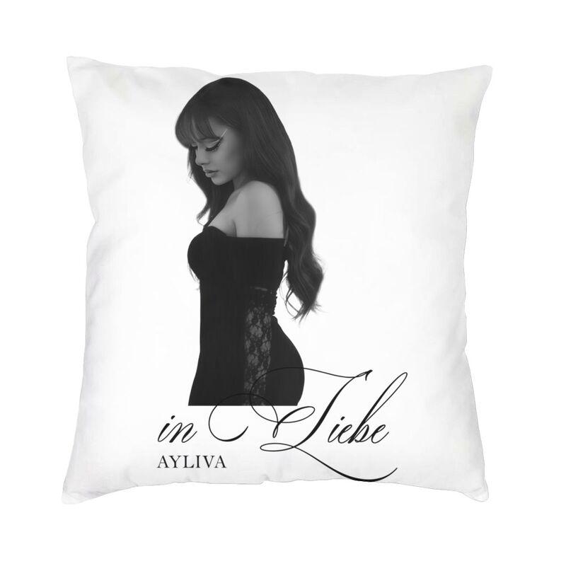 

Custom Germany Ayliva Singer And Musician Cushion Cover Two Side 3D Printing Throw Pillow Case Car Fashion Pillowcase Home Decor 30x30cm 12x12in
