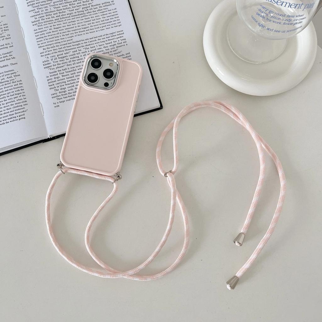 Luxury Crossbody Necklace Lanyard Phone Case For iPhone 15 14 13 12 11 Pro Max X XS XR 7 8 Plus SE   Strap Cord Cover