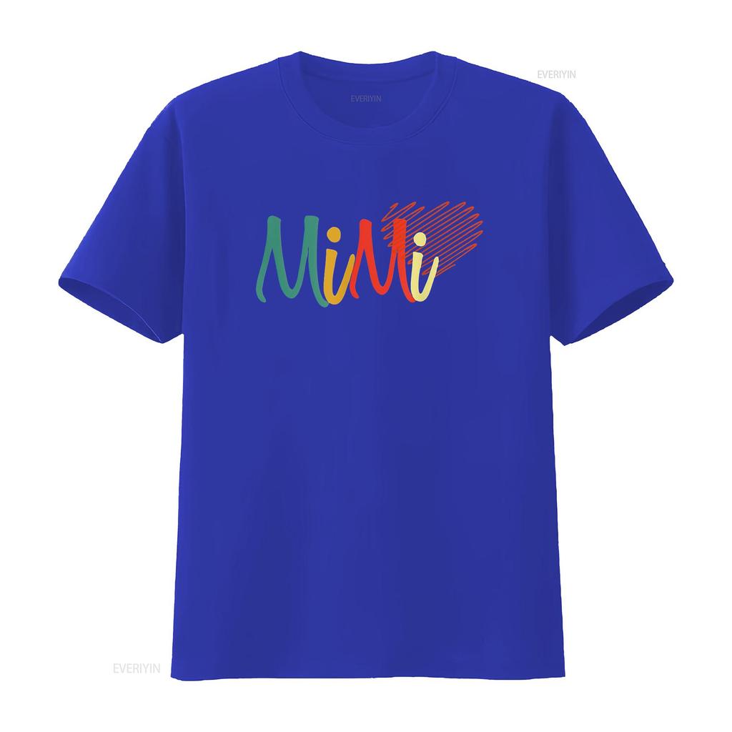 MiMi Heart Love Unique Women s T Shirt Cotton vintage Washed Stylish Unisex fashion graphic Top For Everyday Wear Breathable