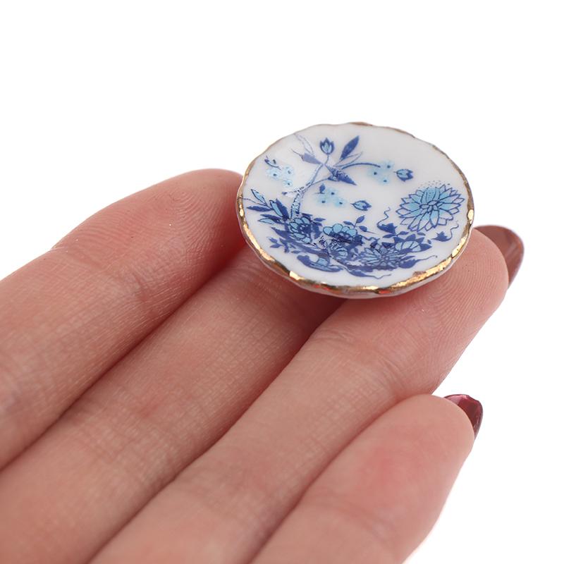 15Pcs 1:12 Scale Miniature House Ceramic Tea Cup And Tableware Set, Miniature Food Play Model, Dollhouse DIY Scene Decoration Accessories