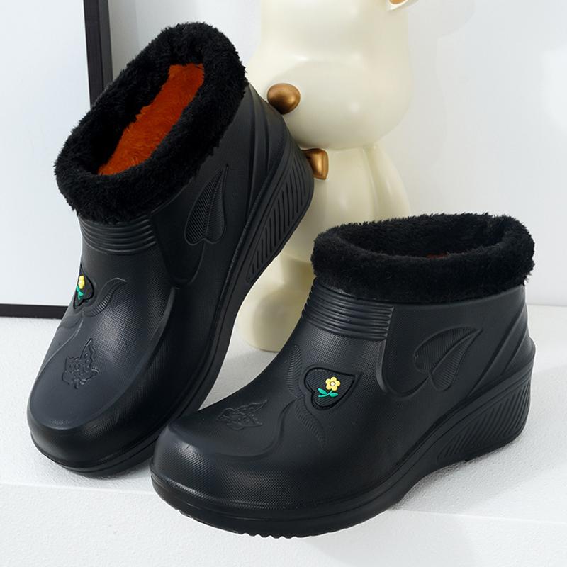 Warme Schneestiefel Herren Damen Wasserdicht Küchenarbeitsschuhe Stiefel Autowäsche