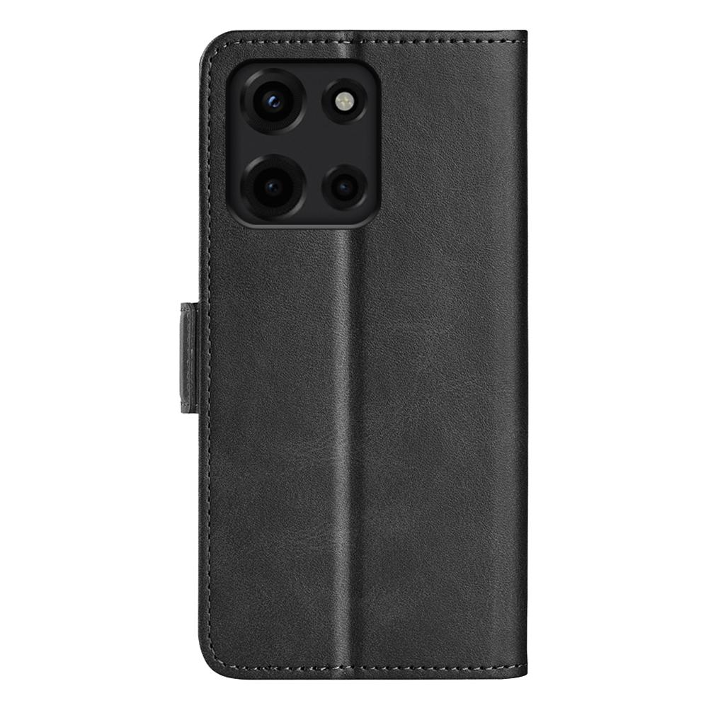 For Motorola Moto G 5G (2025) Stand Case Calf Texture Leather Wallet Phone Cover