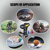 100W Handheld Air Compressor Wired Inflatable Pump With LED Light Portable Air Pump Tire Inflator Digital For Car Bicycle Balls