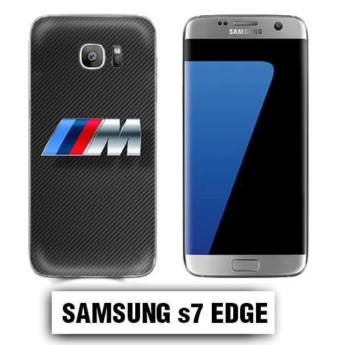 Coque Samsung S7 edge BMW Carbone