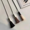 Elegante Rosshaar-Quasten-Halskette - Vielseitige High-End-Pulloverkette mit Nischen-Design-Anhänger für Damen