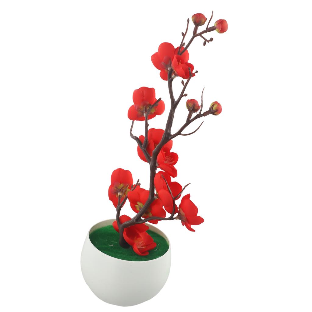 Artificial Potted Flower Plastic Blossom Decorative