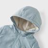 TONGTAI Unisex Fleece Lined Hooded Cardigan Jacket