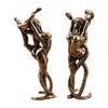 Solid Brass Beautiful Women and Snake Furniture Ornaments Living Room Desk Tea Pet Brass Crafts Bronze Miniatures Decoration