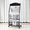 WEZHO Newspaper Magazine Document Clip Display Rack