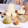 Mooncakes Presser Puff Pastry Tart Tart 1 Set Shell Molds Pastry Dough Tamper Kit Fruit Pie Maker Mini Fruit Tart Tamper