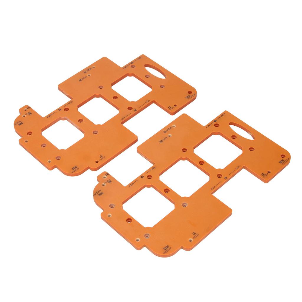 Hole Opening Templates Multifunctional Corner Radius and Outlet Punching Template Set for Home