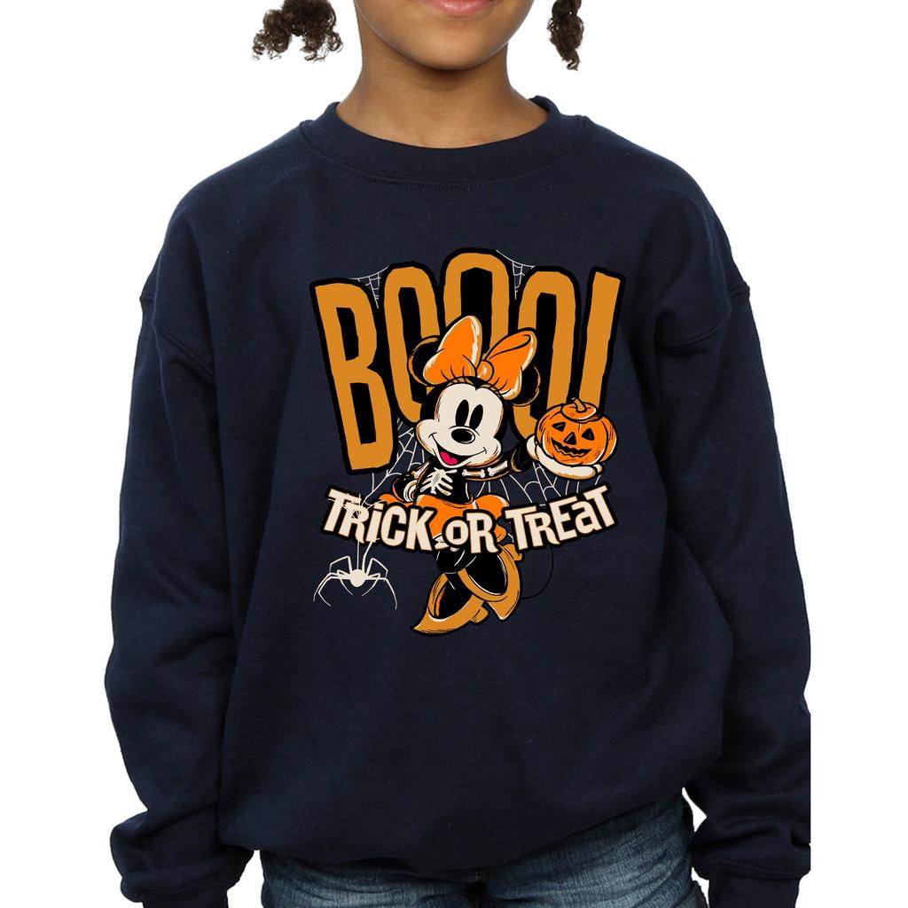 Disney Womens/Ladies Boo Minnie Mouse Sweatshirt