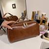 New Foreign Trade PU Handheld Large Capacity Makeup Bag, High Beauty Travel Wash Bag, Multi Functional Cosmetics Storage Bag