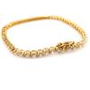 Les Trésors De Lily [L4325] - White Gold 'Goddess' Gold Plated Bracelet