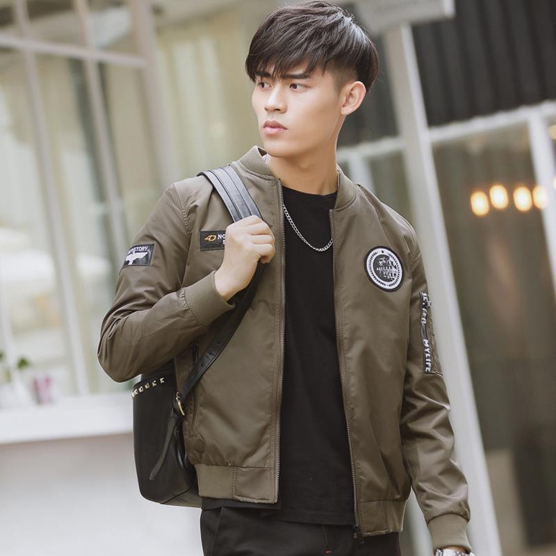 Flying Suit Men's Zipper Baseball Suit Sports Jacket Korean Edition Men's Air Force One