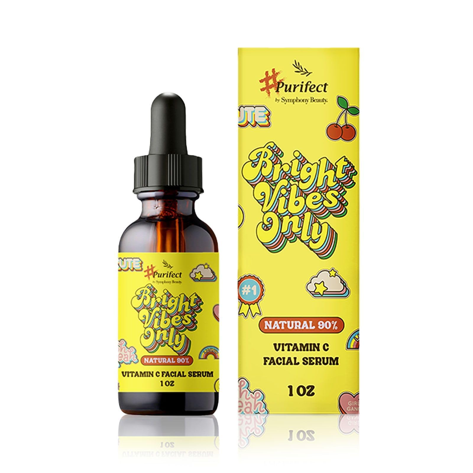 

Purifect Facial Serum Vitamin intensive skin care for dull pores and clear Synthetic Symphony Kitao Cosmetics C, 30ml. Refreshing, C-rich, skin.