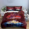 Fantasy Crystal Sky Decoration Set Soft Comfortable Duvet Cover Bedding Set Included 1*Duvet Cover & 2*Pillowcases, Gift