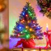 Small Tabletop Christmas Tree Multi-Color Lights Table Top Decorations Green Mini Lighted Xmas JOYFY 2FT LED 24 with for Kid Friendly Entertaining Fun