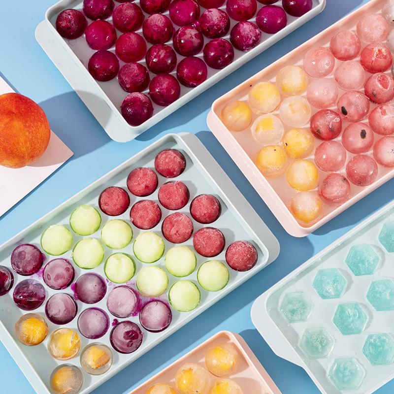 33 Ice Boll Hockey PP Mold Frozen Whisky Ball Popsicle Ice Cube Boy Tray Lollipop Δώρα κατασκευής Εργαλεία κουζίνας Αξεσουάρ