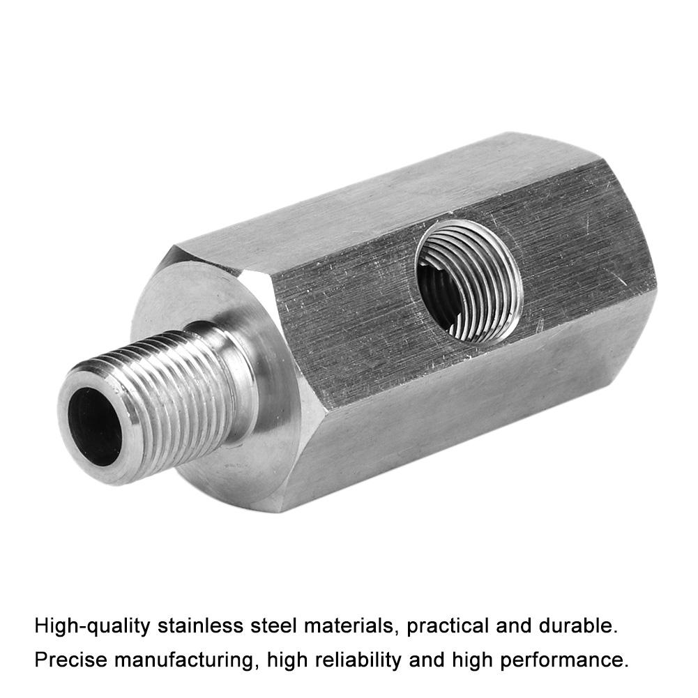 Oil Pressure Gauge Meter Adapter 1 8in NPT Female BSPP BSP Male and Female Tee