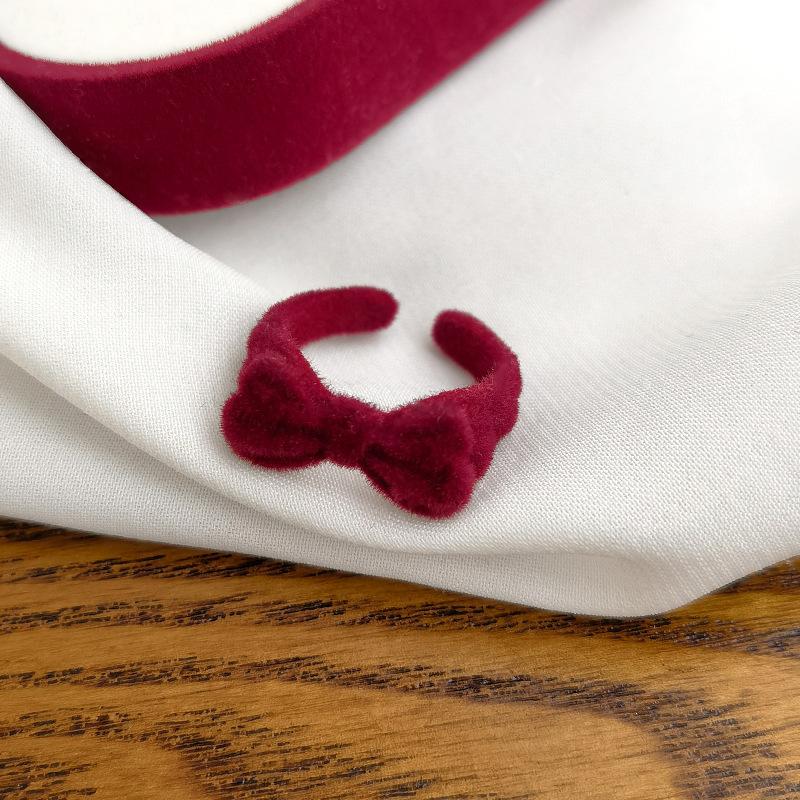 

Модные регулируемые ретро-ювелирные украшения для вечеринок для женщин, флокированное кольцо, кролик, медведь, цветок, подарки