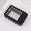 20pcs Tinplate Storage Box With Clear Top For Earrings USB Drive And Small Accessories Travel Jewelry Organizers