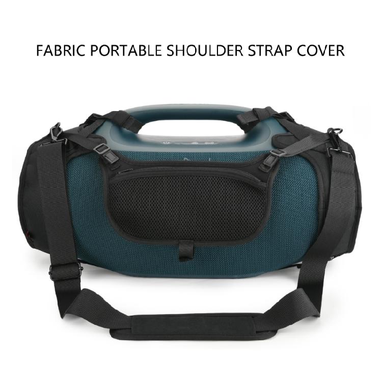 Portable Speaker Cover With Reinforced Corners Quickly Access And Ergonomic Adjustable Strap for Boombox 4